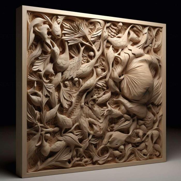 نموذج ثلاثي الأبعاد لآلة CNC 3D Art 